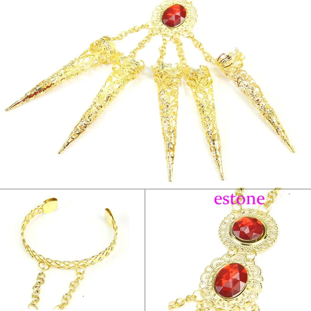 Напальчник для танца живота 1 шт. индийский тайский напальчник золотые украшения