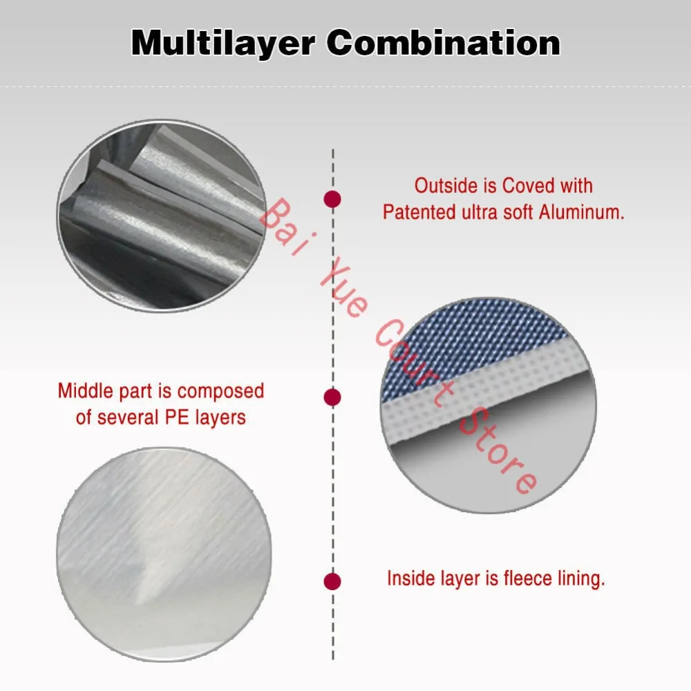 Полное покрытие автомобиля водонепроницаемый УФ Дождь Снег Пыленепроницаемая