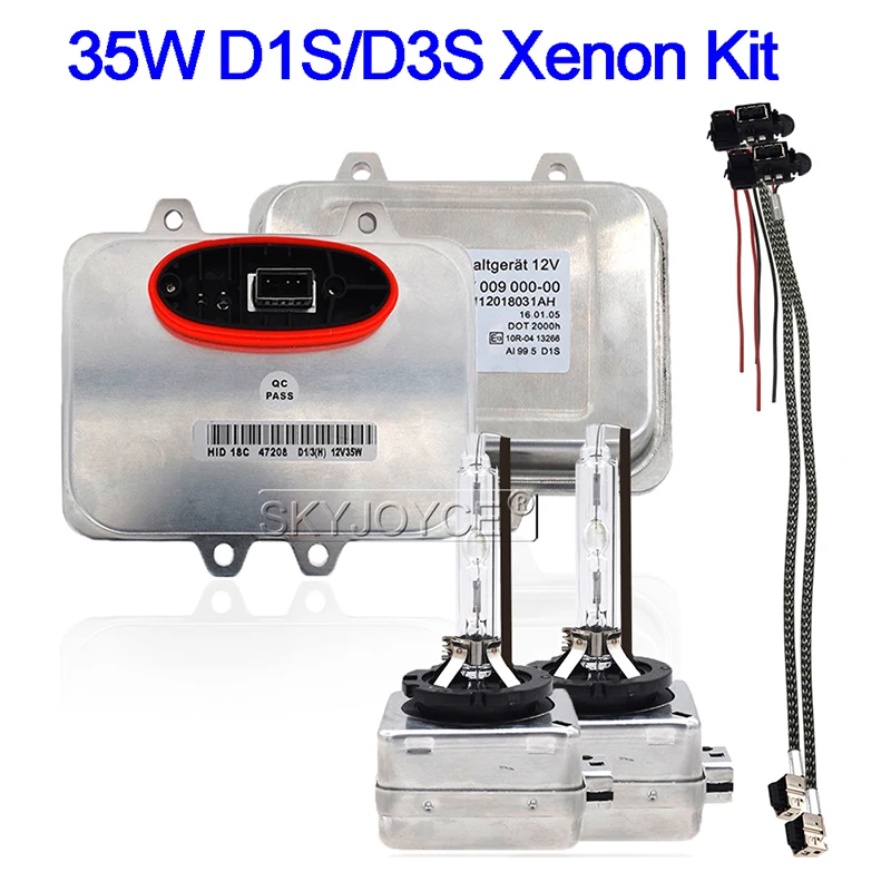 SKYJOYCE лучшие 35 Вт 4300 К 6000 Автомобильные фары лампы комплект ксенон D1S HID Xenon балласт