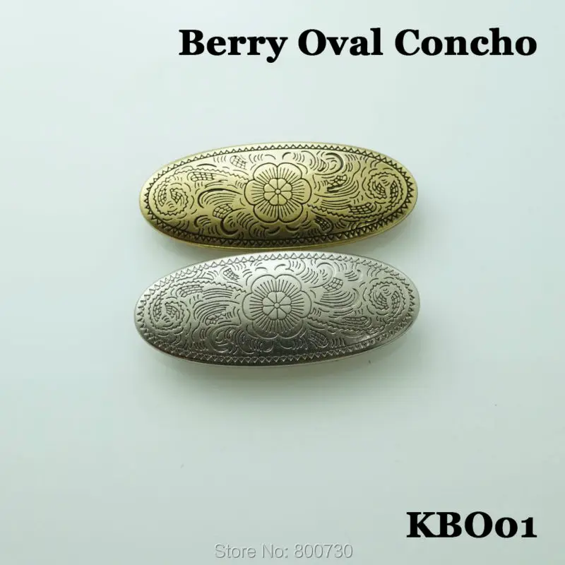 (KBO01) 10 шт. Диабло овальные Conchos 2 &quot(50 мм) x3/4&quot (20 5 кожевенное ремесло|leathercraft|leathercraft