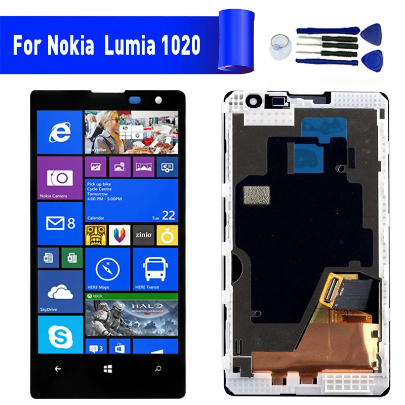 Оригинальный ЖК-дисплей для Nokia Lumia 1020 замена экрана дисплея NOKIA модуль ЖК-экрана |