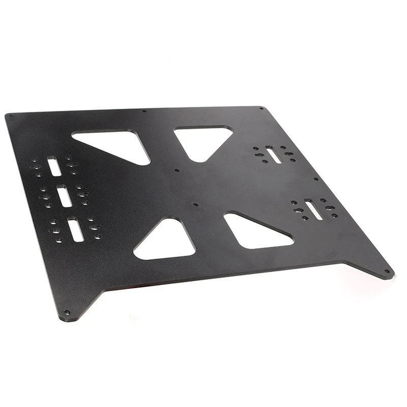 Черная Алюминиевая анодированная пластина Y Carriage Upgrade V2 Prusa I3 Hot Bed Support Plate для Diy 3D