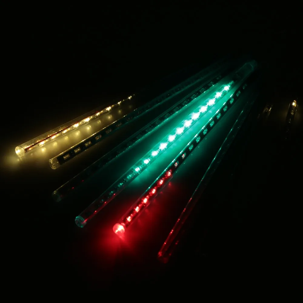 Светодиодная гирлянда метеоритный дождь 8 трубок 30 см|meteor shower rain|meteor showerrain led |