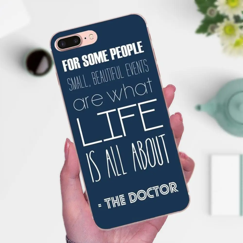 For Huawei P7 Honor 4C 5A 5C 5X 6 6C 6A 6X 7 7X 8 9 V8 V10 Y3II Y5II Y6II G8 Play Lite TPU New Style Dr Who Quotes | Мобильные