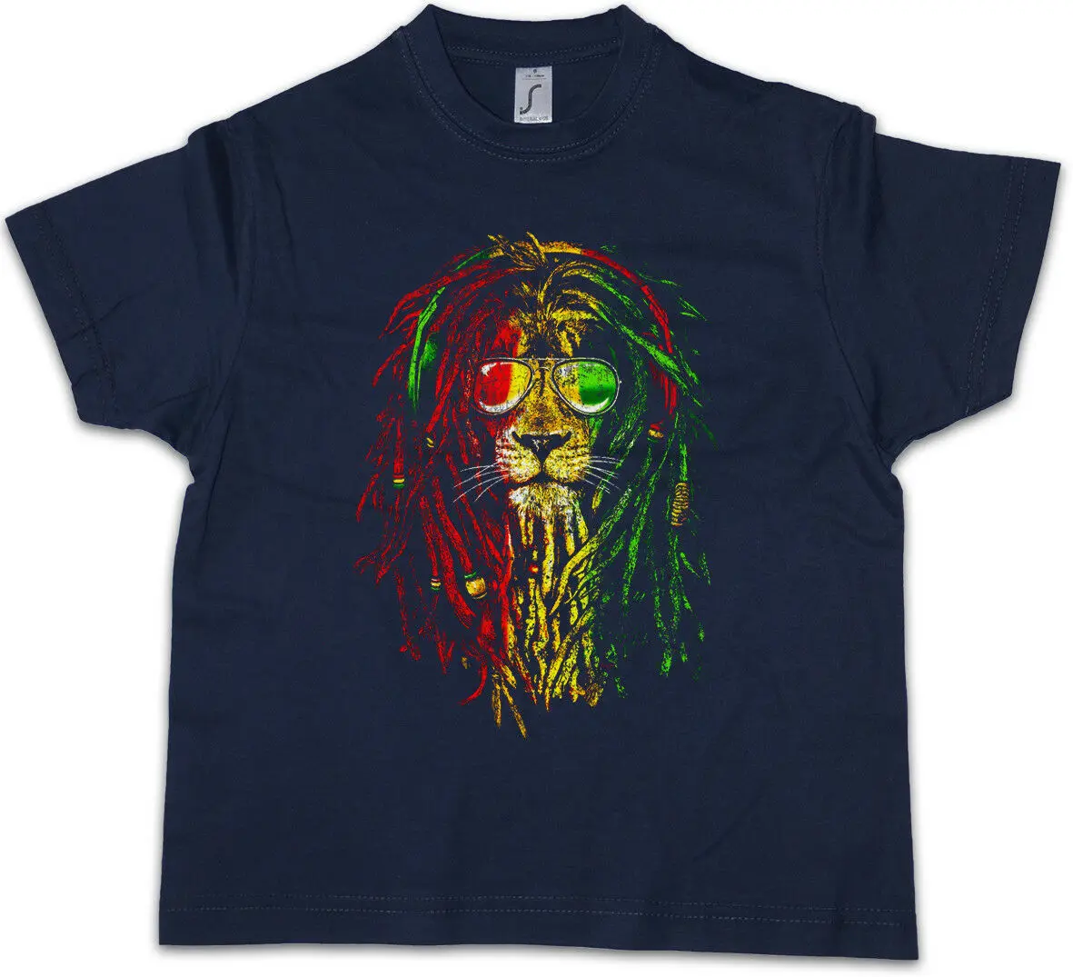 Крутая футболка с изображением Льва Rastafari I Bob Reggae Marley Jamaica Haile Selassie унисекс
