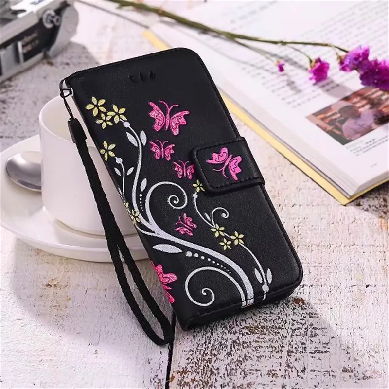 Флип чехол для Nokia 640 650 крышка Бумажник PU кожаный Магнитная Fundas силиконовый