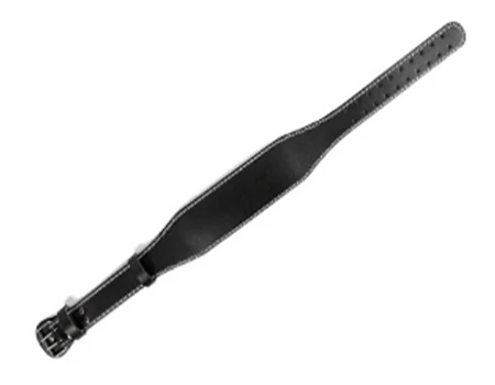 Black Кожаный пояс для тяжелой атлетики, для тренажерного зала, фитнеса, Кроссфит, гантели, штанга для силового подъема, поддержка спины, силовая тренировка, пояс для тяжелой атлетики - Цвет: Black