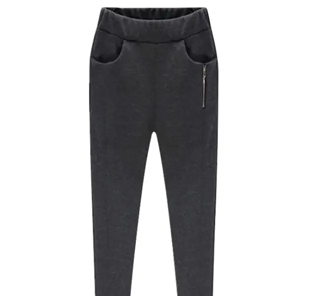 2018 Модные женские осенние и зимние ретро с длинными рукавами трикотажные брюки