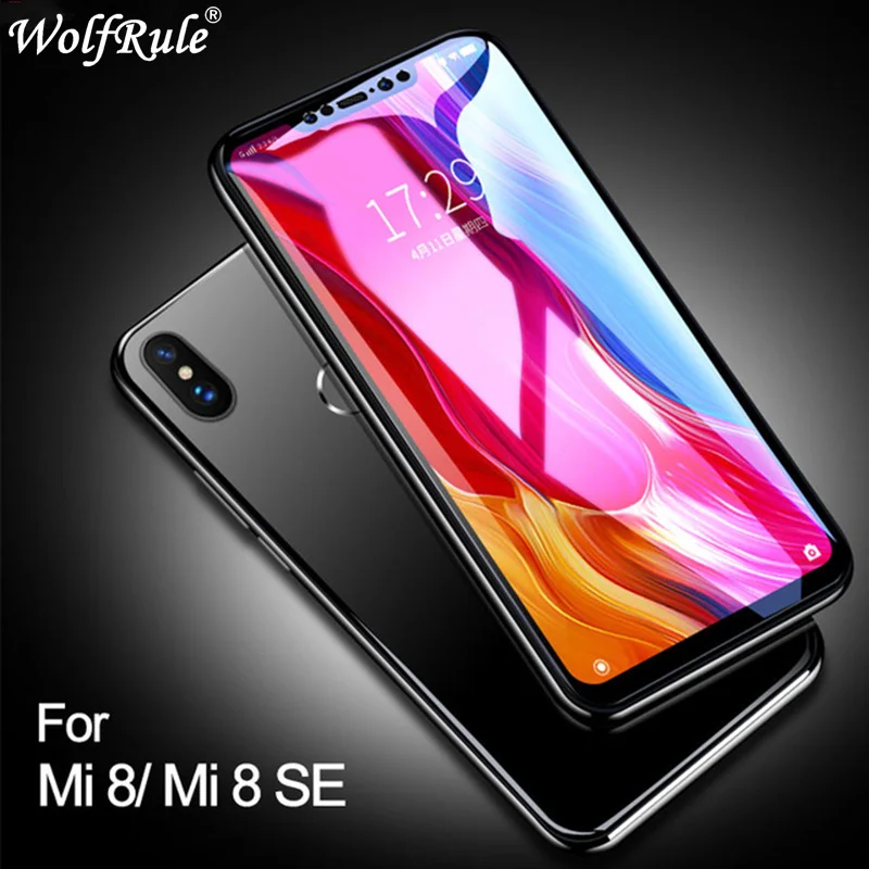 Закаленное стекло с полным покрытием для Xiaomi Mi 8 SE защитная 3D пленка экрана