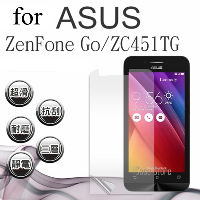 Защитная пленка для экрана из закаленного стекла asus zenfone GO ZC451TG z00sd чехол mini zc451 zc 451