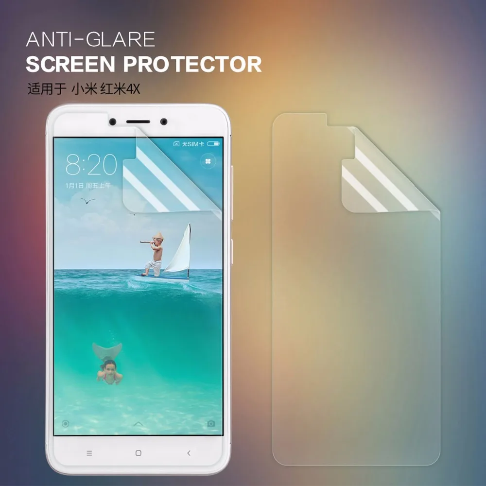 2 шт./партия xiaomi redmi 4X/redmi 4X pro prime защита экрана NILLKIN Антибликовая матовая защитная