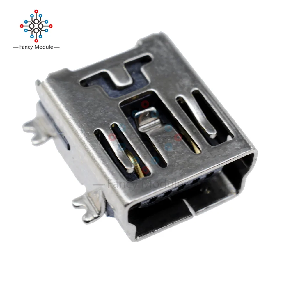 20 шт. мини USB SMD 5 контактный гнездовой разъем Mini B|plug connector|plug socket connectorplug l |