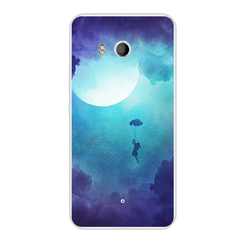 Чехлы для HTC U11 чехол 5 дюйма мягкий силиконовый из ТПУ Htc чехлы с морскими волнами