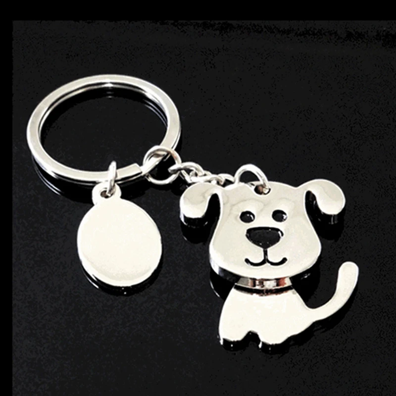 Брелок для ключей в подарок кошка мультяшный милый котенок собака щенок брелок