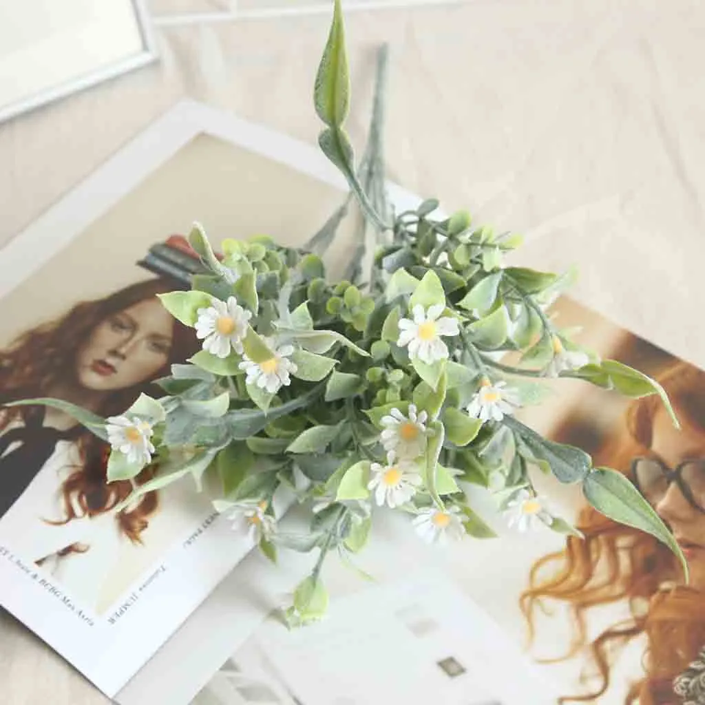 Dropshipping Artificial Silk Chrysanthemum Daisy Flower Bouquet Table Wedding Party Decor DIY | Дом и сад