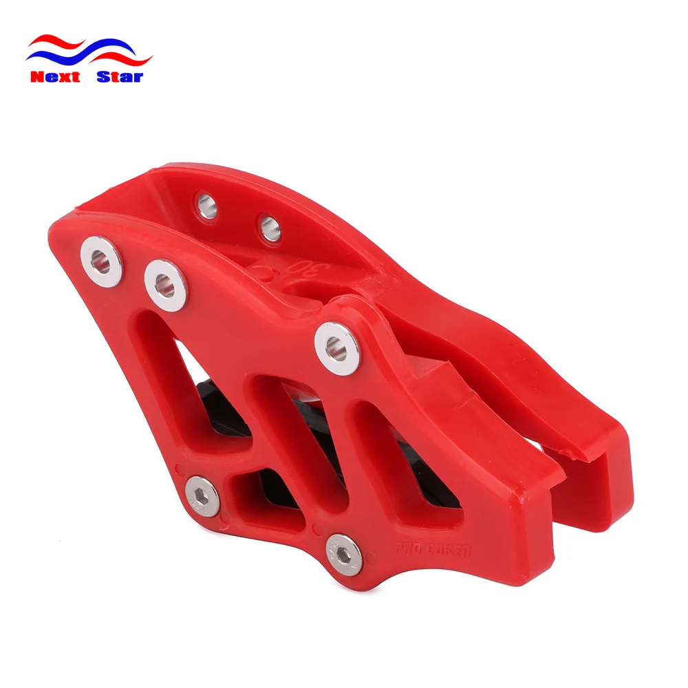 Мотоцикл Красный слайдер цепи гвардии руководство для HONDA CRF250R CRF250X CRF450R 2007- CRF450X 2008- CRF 250R 250X 450R 450X