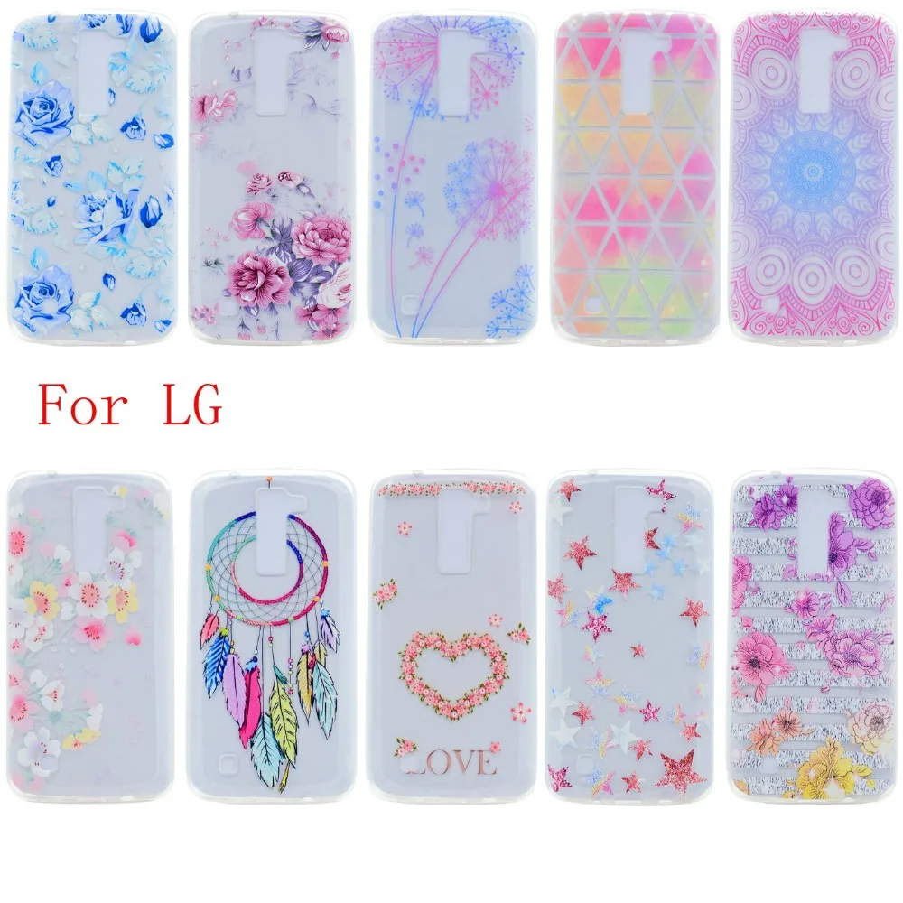Модные цвета живописи программный телефон чехол для LG K10/V20/K8 K350N/G6/X power Lovely