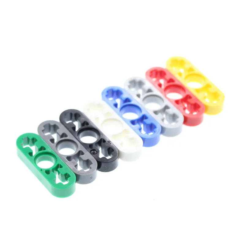 50Pcs/lot Technic Beam 1 x 3 Thin Liftarm MOC Building Bricks Blocks DIY enlighten Toys Compatible with 6632 Assemble Particles | Игрушки и