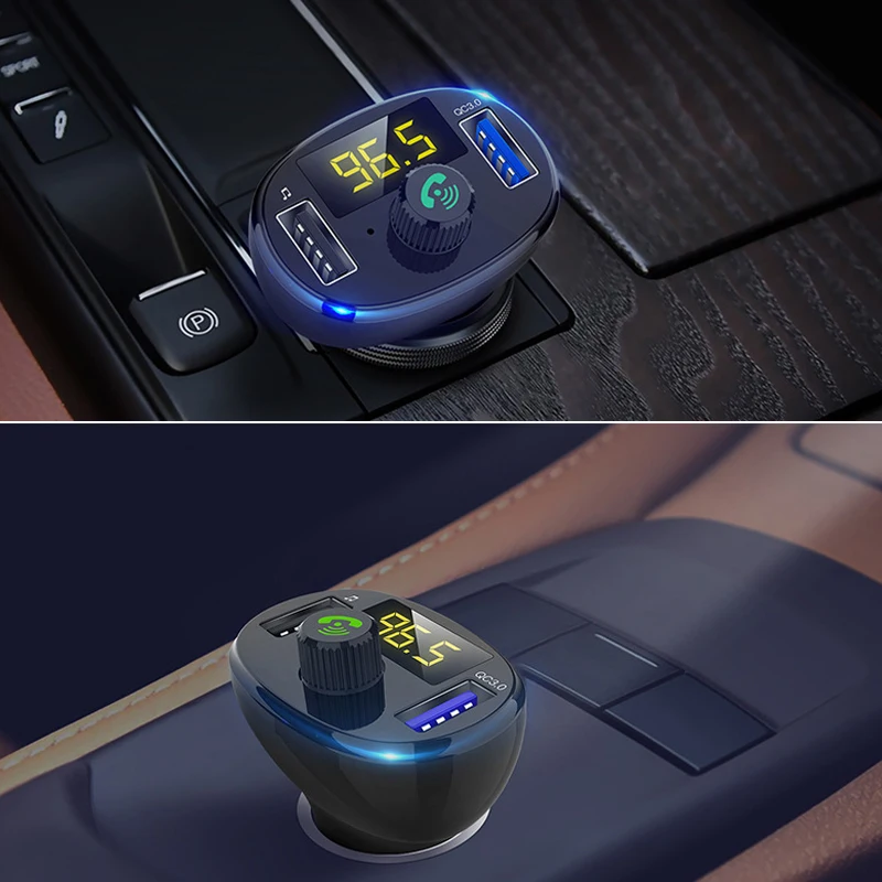 Автомобильный mp3-плеер FM Bluetooth передатчик модулятор QC3.0 автомобильное зарядное