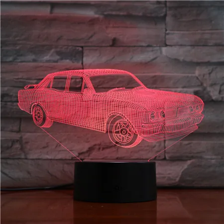 Подарки папе 3D лампа с изменением 7 цветов удивительная визуализация акриловая