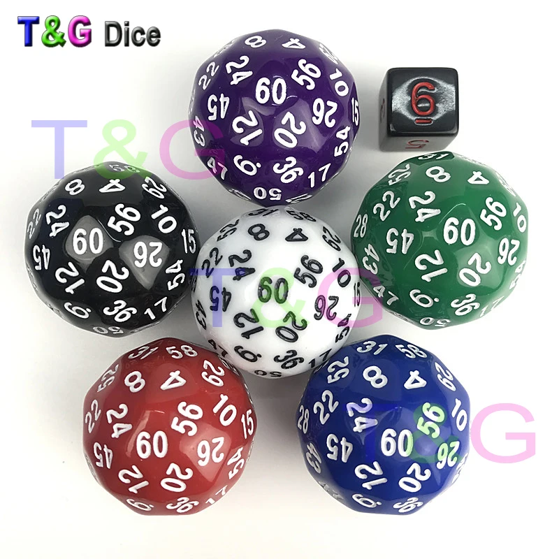 1 шт. T &amp G Высокое качество 60 сторонняя настольная игра в кости D60 подземелье и