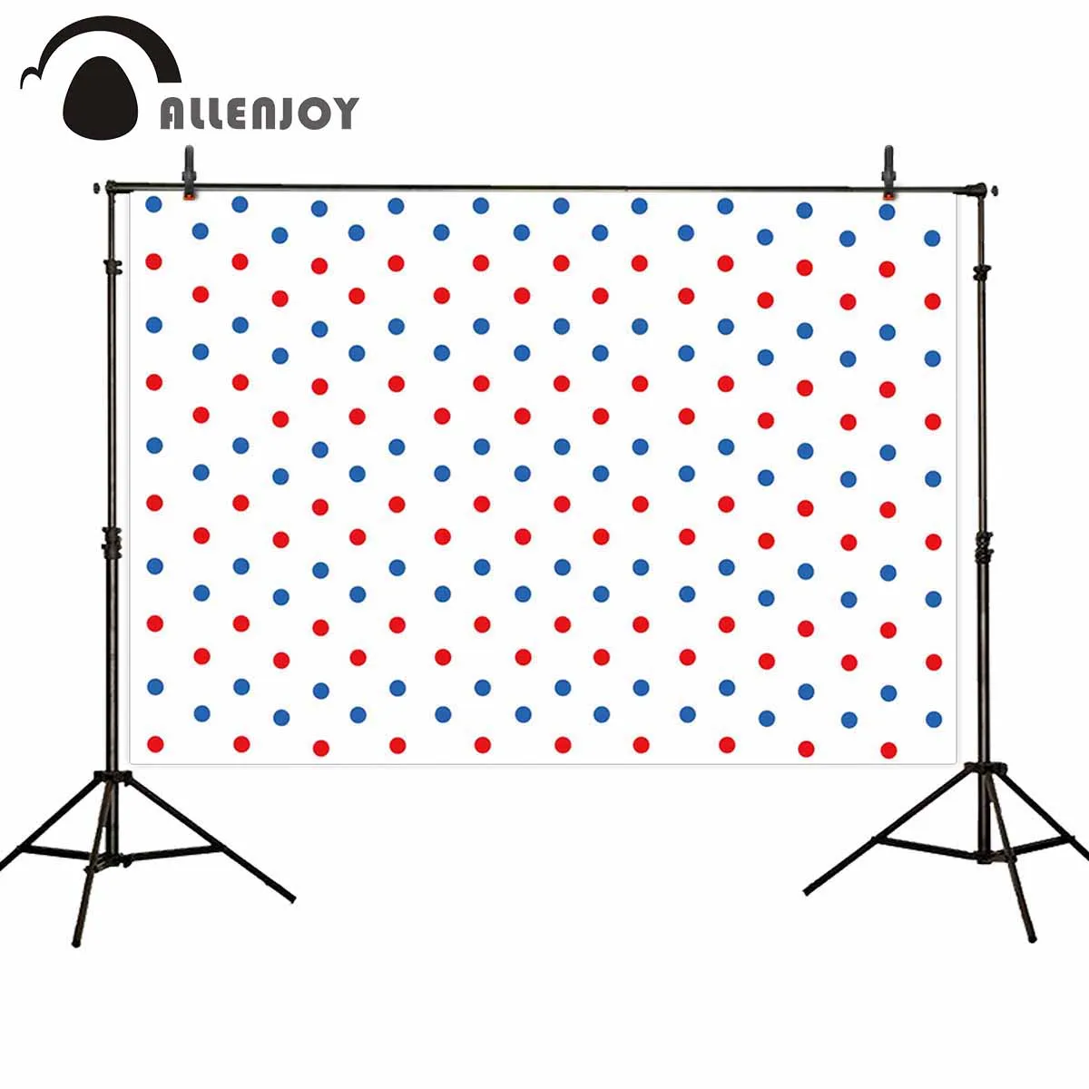 Allenjoy фоны для фотостудии синий красный узор в горошек США День Независимости фон