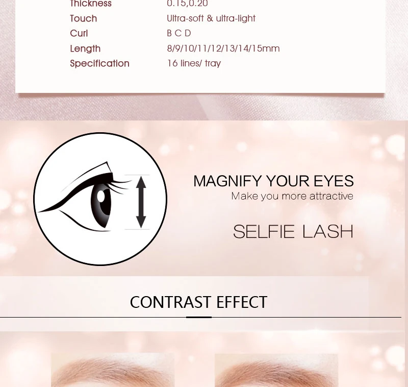 Yelix Individual False Flat Eyelashes Matte Eyelash Extension Split tip Flat Lashes Highly Soft and Light Black Ellipse 0.20