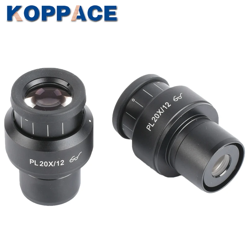 Бинокулярный микроскоп KOPPACE окуляр 2 шт. PL20X/12 широкое поле точка зрения 30 мм с