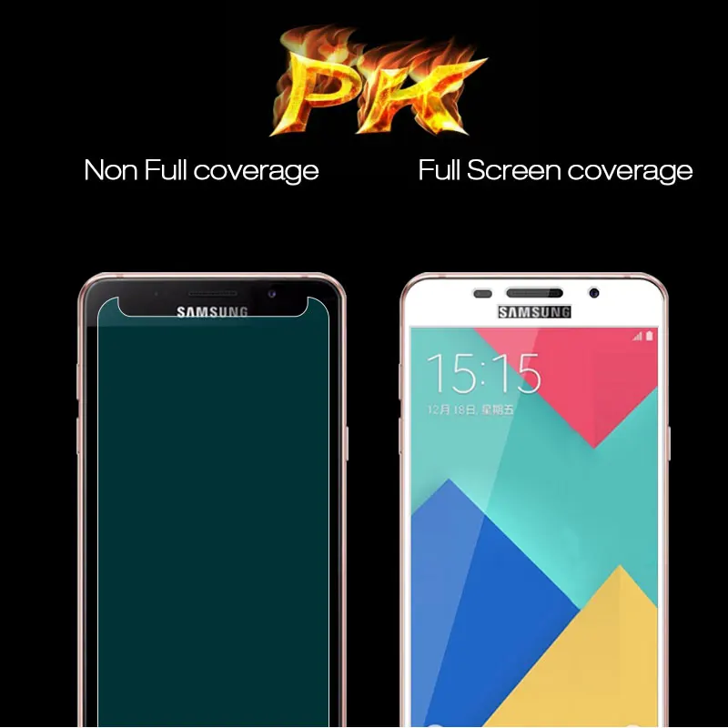 9H полное покрытие из закаленного стекла для samsung Galaxy A5 A510F Защитная пленка для экрана для samsung A52016 защитная пленка