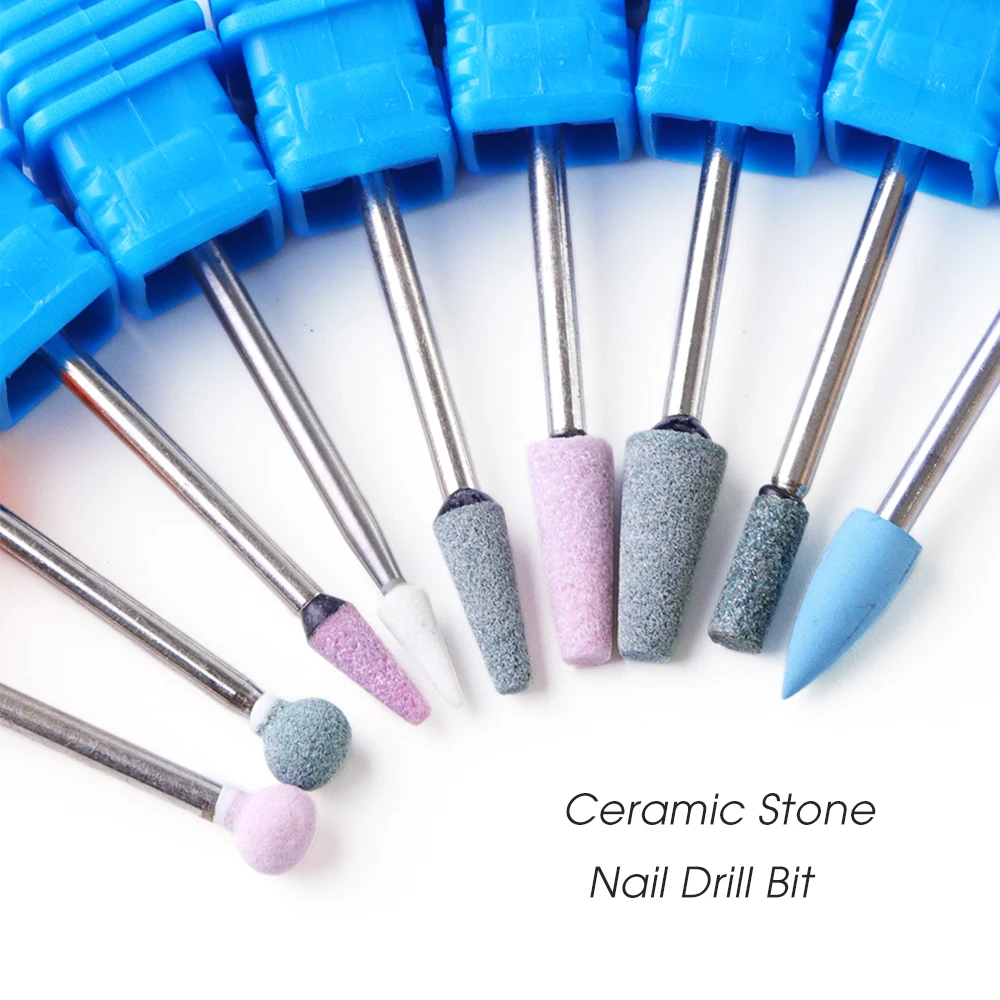 Full Beauty Electric Cutter Manicure Nail Drill Silicone Rubber Ceramic Burr Mills Carbide Pedicure Nail Art Accessories CH065-1