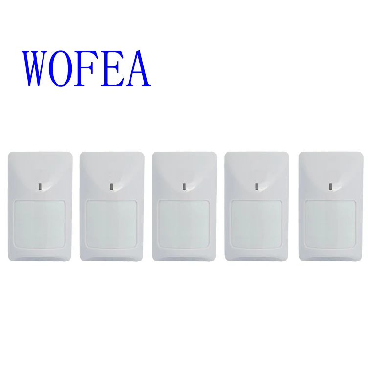 WOFEA 5 шт. Проводной ИК датчик движения Детектор для аварийная система Бесплатная