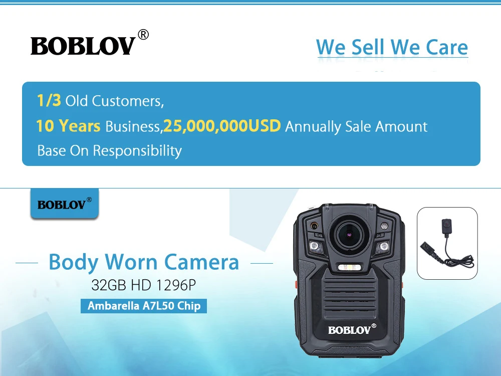 Boblov HD66 камера для тела полицейская Full HD 1296P поношенная камера politie Карманный видеорегистратор 32GB ночного видения polis polizei camara