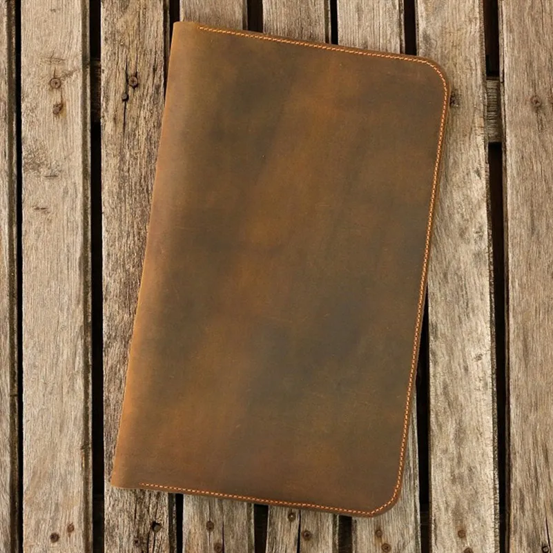 Travel leather legal pad portfolio / Personalized size Legal Pad Folder organizer writing case fit for 8.5*14&quot | Багаж и сумки