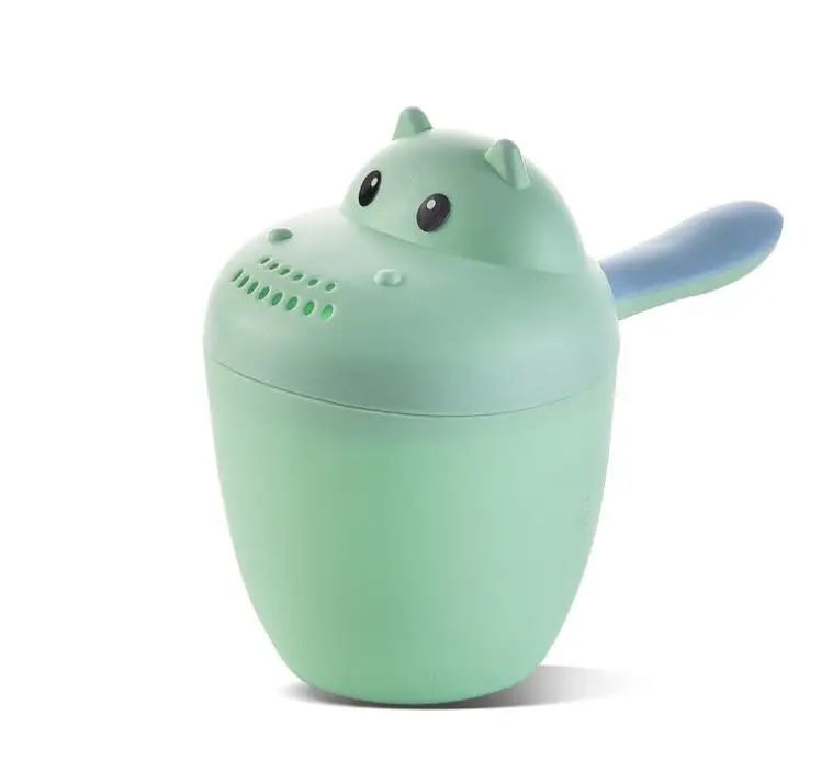 E Детский милый мультяшный медведь для купания CupNewborn Kid Shower Shampoo Cup детская стиральная чашка для волос детский инструмент для ванны - Цвет: E
