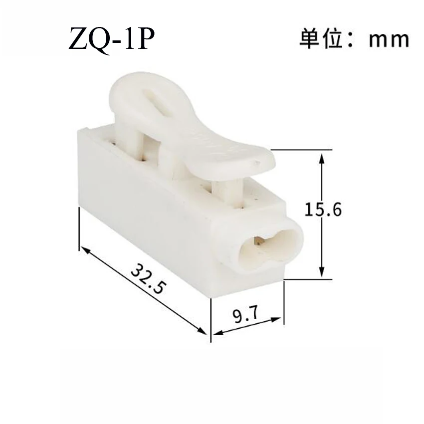 5 шт./лот ZQ 1P/ZQ 2P/ZQ 3P пружинный разъем провода отлично подходит для светодиодной