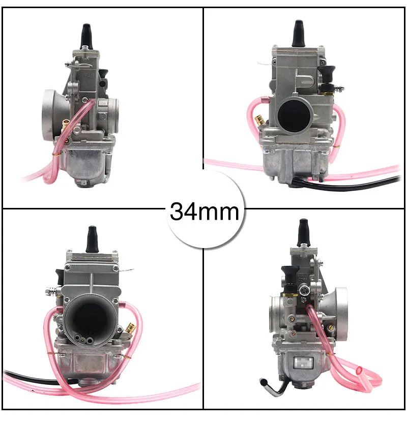 ZSDTRP карбюратор для Mikuni TM28 TM30 TM34 TM32 плоский гладкоствольный карбюратор TM34-2 для Honda 250 CR250 для Kawasaki KX125 150