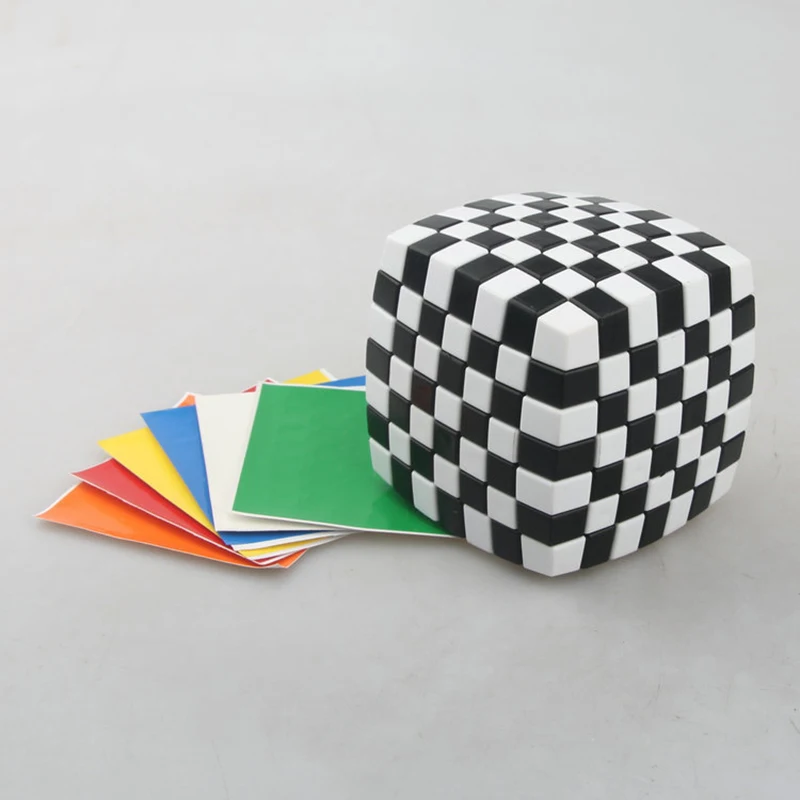 LANLAN хлеб куб 7*7*7 магический головоломка Обучающие игрушки 83 мм|magic cube puzzle|puzzle cubecube