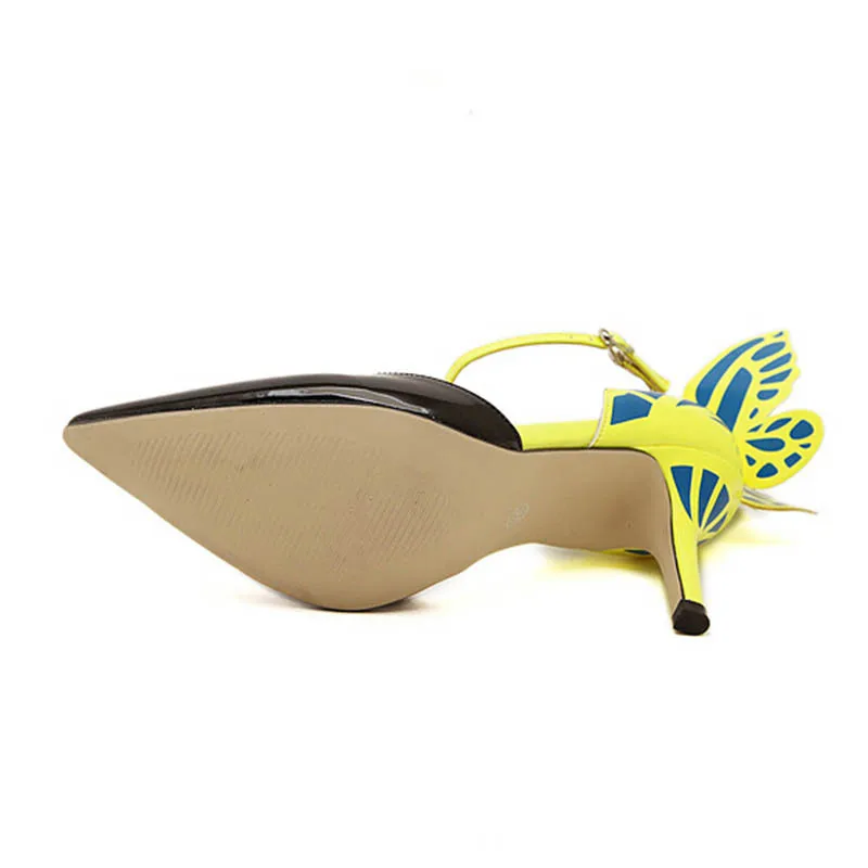 Женские туфли лодочки с острым носком на высоком тонком каблуке ZK30 большие