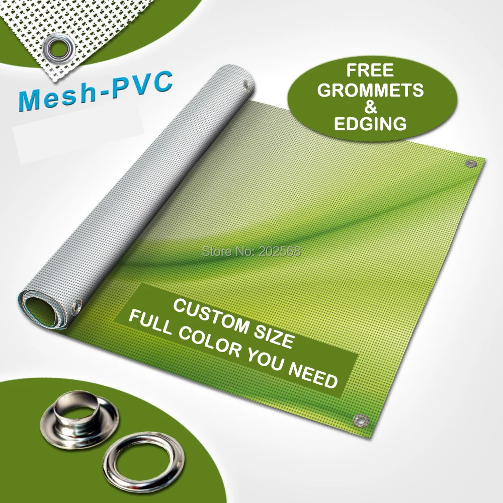 ПВХ сетчатый баннер/сетчатый забор баннер/фотография|banner printing|fabric banner printingmesh |