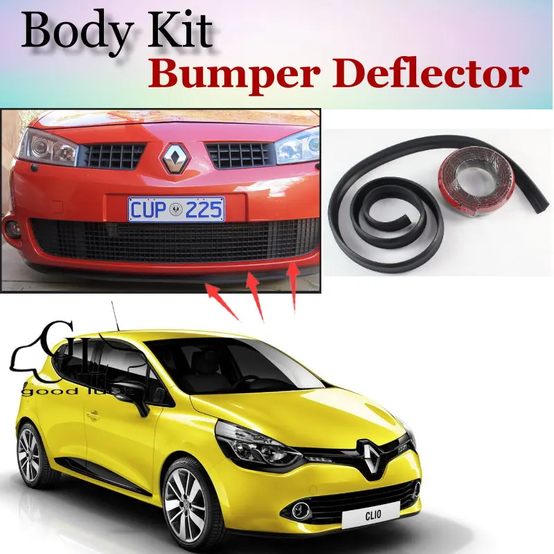 Бампер для губ бампер Renault Clio/Lutecia передний спойлер юбка TopGear вентиляторов тюнинг