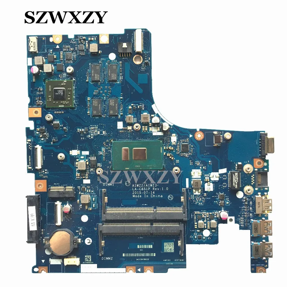 Для Lenovo 500-15ISK материнская плата для ноутбука с I7-6500U процессором AIWZ2/AIWZ3 LA-C851P