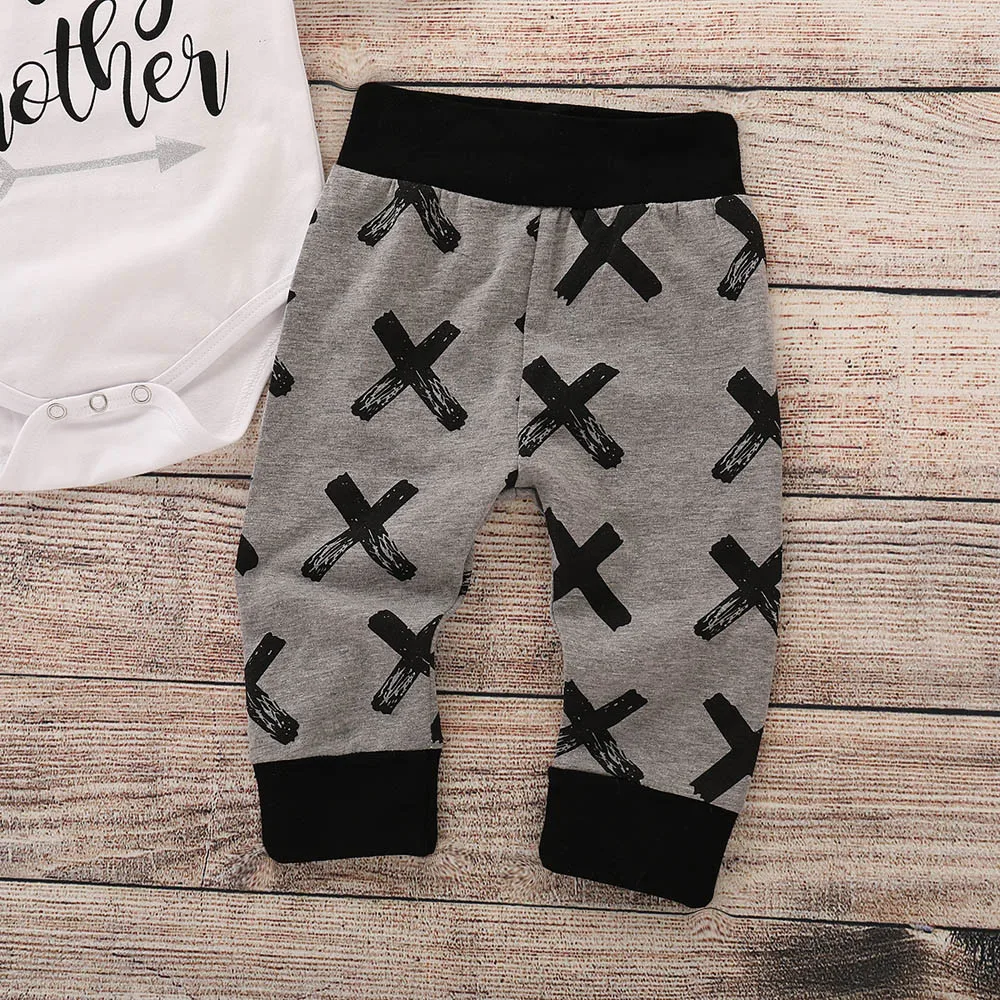 Бесплатная доставка 3 предмета модная одежда для новорожденных мальчиков