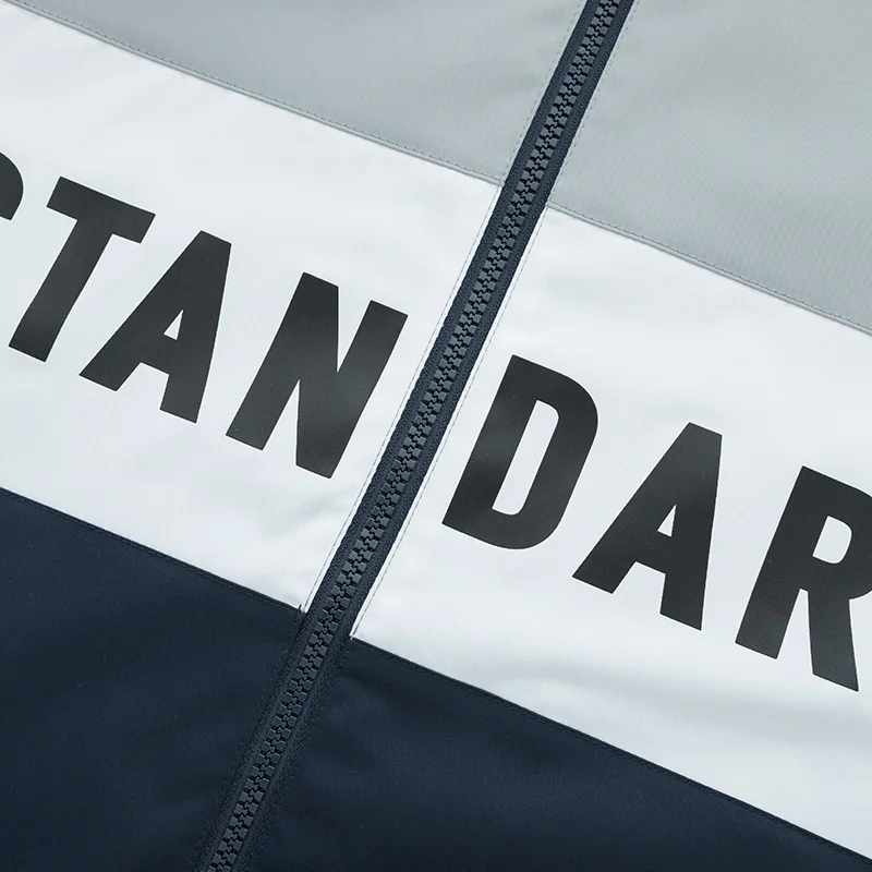 Мужская спортивная куртка с капюшоном SEMIR принтом и эластичным на молнии