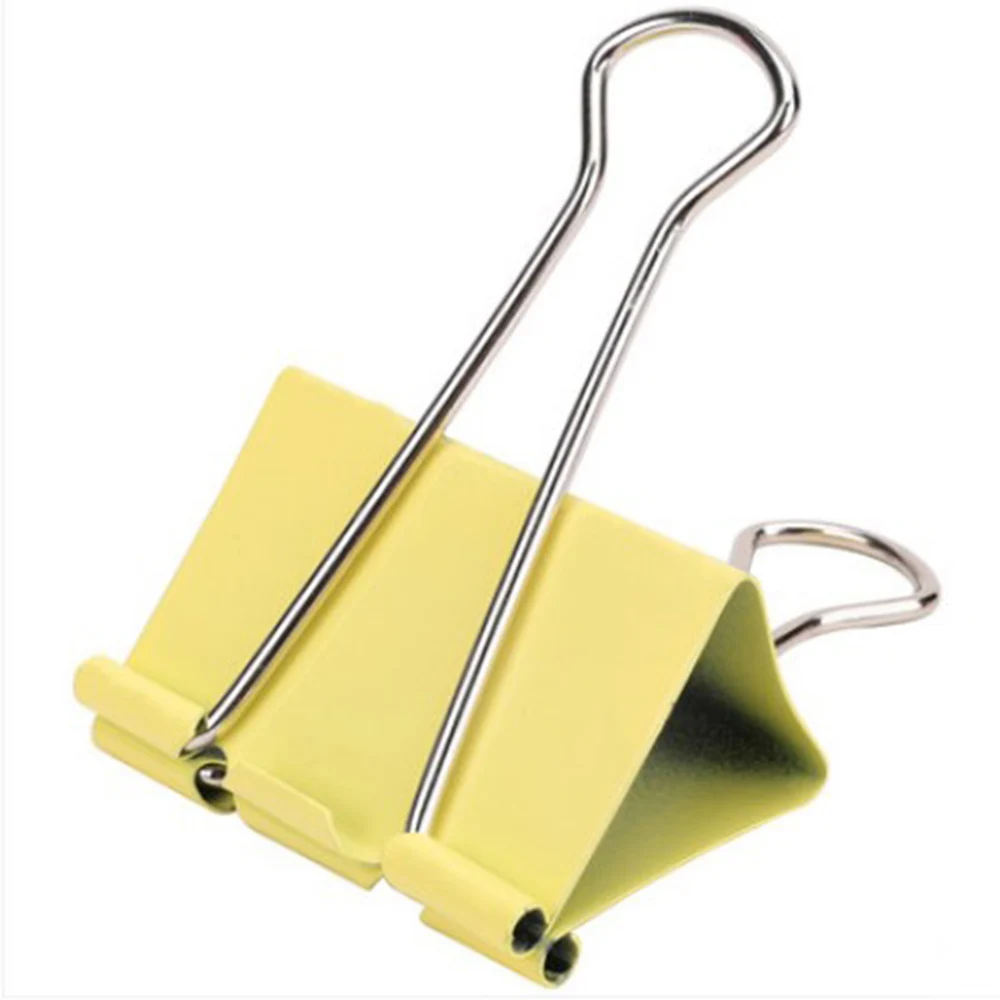 48 шт./компл. металлический зажим для бумаги офисные скрепки зажимы 25 мм 8554ES