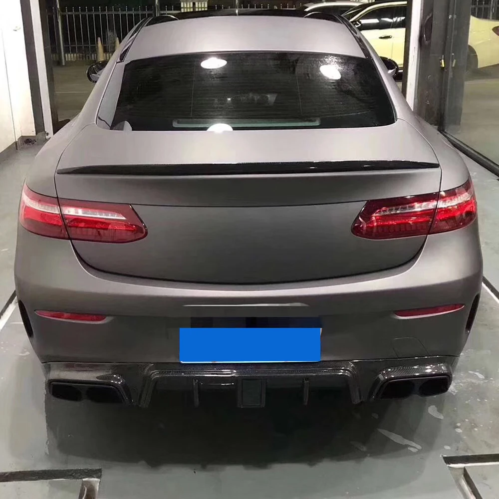 Для Mercedes W238 спойлер E Class Coupe E250 E400 E500 E550 2 дверный карбоновый заднего багажника
