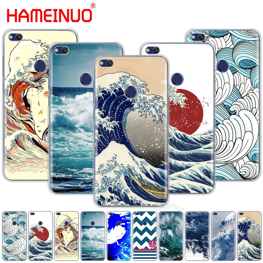 HAMEINUO чехол для телефона с морскими волнами huawei Ascend P7 P8 P9 P10 P20 lite plus G8 G7 2017 mate 8|phone