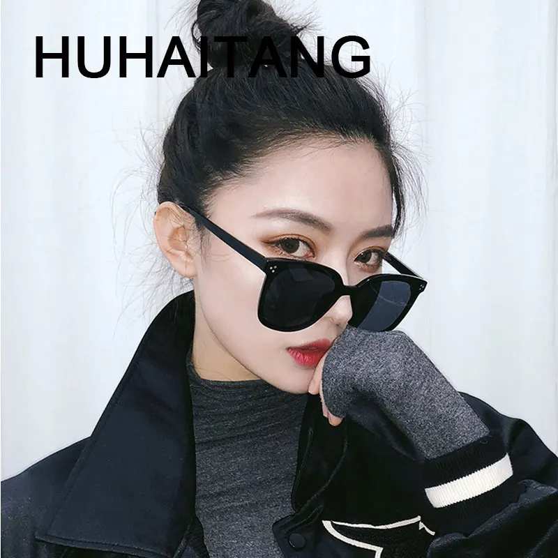 HUHAITANG, роскошные брендовые негабаритные Квадратные Солнцезащитные очки, Мужские Винтажные Солнцезащитные очки пилота, женские дизайнерские авиационные солнцезащитные очки с заклепками для мужчин s