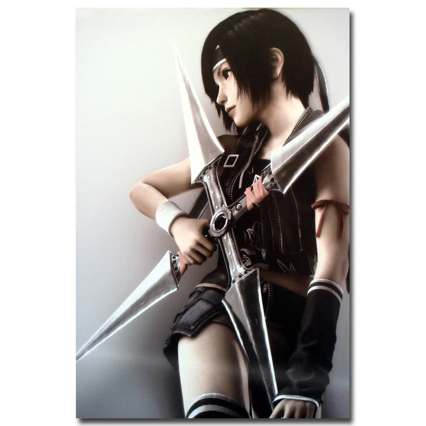Yuffie Kisaragi-Final Fantasy VII художественный шелковый тканевый постер с принтом 13x20 24x36