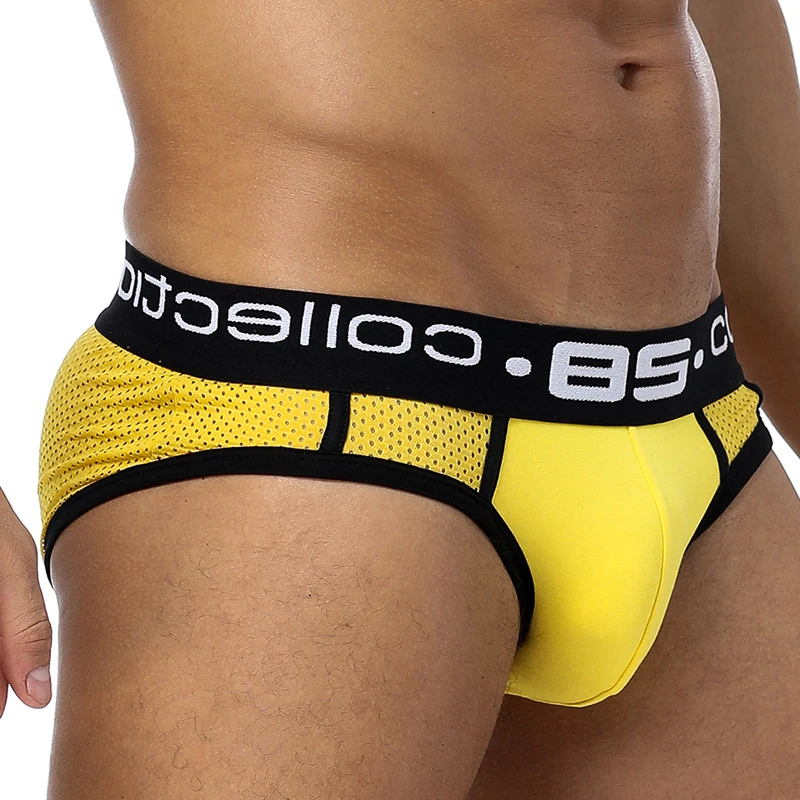 

BS Men's Sexy Underwear Brand Men Briefs G-string Thong Men Tanga Gay Jockstrap Breathable Male Jockstraps Gay Men Underwear