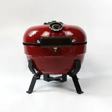 12 дюймов настольный мини Kamado гриль Легко собранный Portale керамический барбекю-гриль милый Открытый Бездымного угля грили